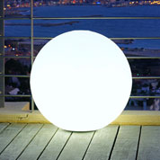 Luminous, White Ball - mains powered -  50 cm